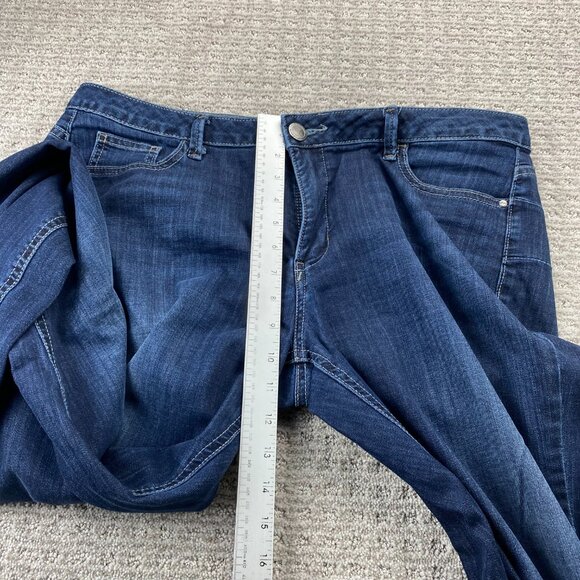 Riders by Lee Women Jeans Size 18 Medium Blue Denim Stretch Pants Casual Jean - Picture 9 of 12